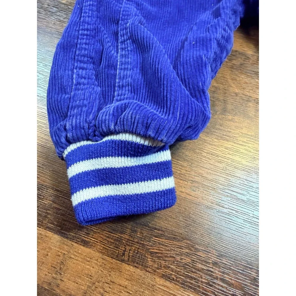 Vintage Osh Kosh B'gosh cordarouy royal blue overalls.  Size 18 months.  Rare